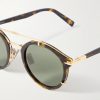 DiorBlackSuit R7U Tortoiseshell Acetate and Gold-Tone Round-Frame Sunglasses - CU DiorBlackSuit R7U Tortoiseshell Acetate and Gold-Tone Round-Frame Sunglasses - CU