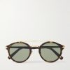 DiorBlackSuit R7U Tortoiseshell Acetate and Gold-Tone Round-Frame Sunglasses DiorBlackSuit R7U Tortoiseshell Acetate and Gold-Tone Round-Frame Sunglasses
