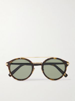DiorBlackSuit R7U Tortoiseshell Acetate and Gold-Tone Round-Frame Sunglasses DiorBlackSuit R7U Tortoiseshell Acetate and Gold-Tone Round-Frame Sunglasses