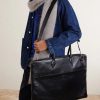 Closer Full-Grain Leather Suit Carrier - FR Closer Full-Grain Leather Suit Carrier - FR