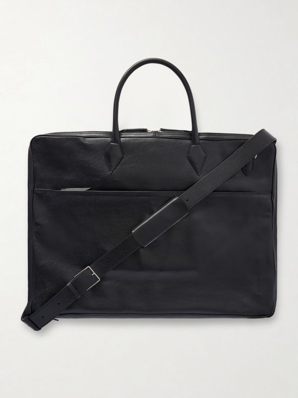 Closer Full-Grain Leather Suit Carrier Closer Full-Grain Leather Suit Carrier