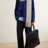 Closer Full-Grain Leather Suit Carrier - OU Closer Full-Grain Leather Suit Carrier - OU