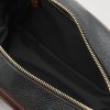 Leather-Trimmed BioVeg Scotchgrain Wash Bag - E1 Leather-Trimmed BioVeg Scotchgrain Wash Bag - E1