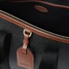 Heritage Day Clipper Small Leather-Trimmed Scotchgrain Weekend Bag - E1