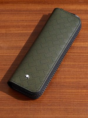 Textured-Leather Pen Pouch Textured-Leather Pen Pouch