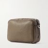 Full-Grain Leather Messenger Bag - BK