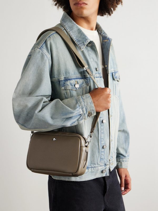 Full-Grain Leather Messenger Bag - OU