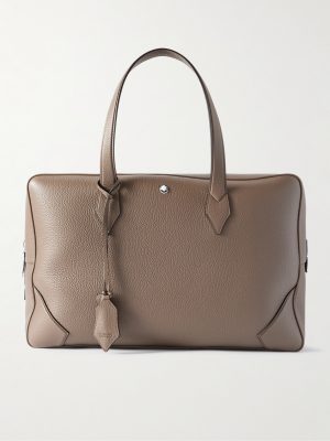 Full-Grain Leather Holdall