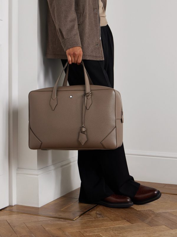 Full-Grain Leather Holdall - OU Full-Grain Leather Holdall - OU
