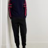 Spectavia Logo-Appliquéd Wool and Cashmere-Blend Jacquard Sweater - OU