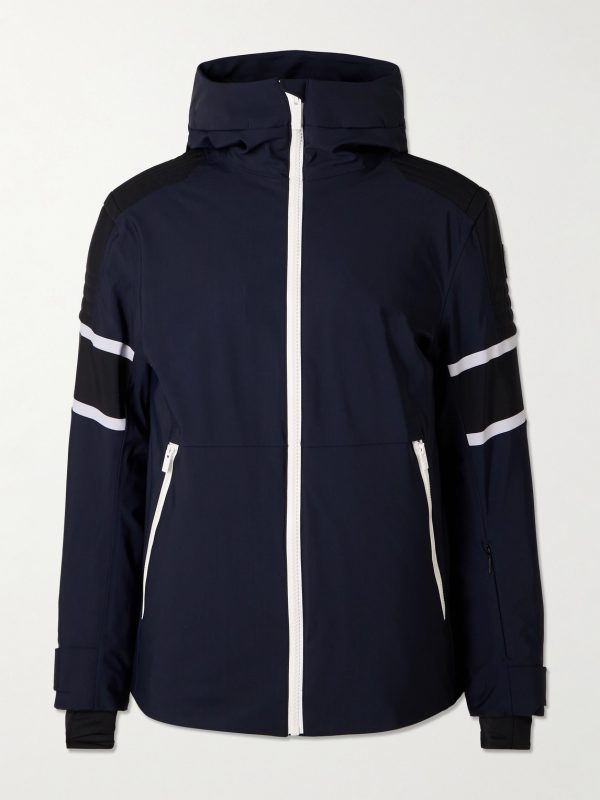 Amwo Padded Stretch-Jersey Hooded Ski Jacket
