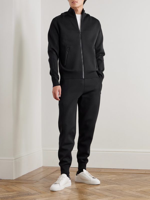 Cyrion Tapered Double-Faced Wool-Blend Sweatpants - OU