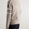 Spectavia Logo-Appliquéd Wool and Cashmere-Blend Jacquard Sweater - BK Spectavia Logo-Appliquéd Wool and Cashmere-Blend Jacquard Sweater - BK