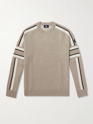 Spectavia Logo-Appliquéd Wool and Cashmere-Blend Jacquard Sweater Spectavia Logo-Appliquéd Wool and Cashmere-Blend Jacquard Sweater