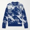 Mountain Logo-Appliquéd Merino Wool-Jacquard Sweater Mountain Logo-Appliquéd Merino Wool-Jacquard Sweater