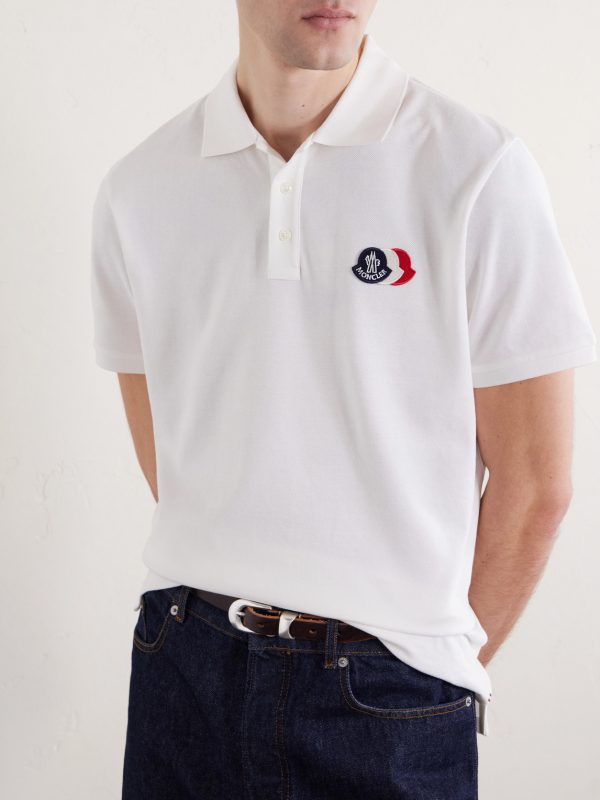 Logo-Appliquéd Cotton-Piqué Polo Shirt - CU Logo-Appliquéd Cotton-Piqué Polo Shirt - CU