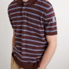 Logo-Appliquéd Striped Cotton Polo Shirt - CU Logo-Appliquéd Striped Cotton Polo Shirt - CU