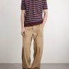 Logo-Appliquéd Striped Cotton Polo Shirt - OU Logo-Appliquéd Striped Cotton Polo Shirt - OU