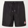 Slim-Fit Mid-Length Logo-Appliquéd Swim Shorts Slim-Fit Mid-Length Logo-Appliquéd Swim Shorts