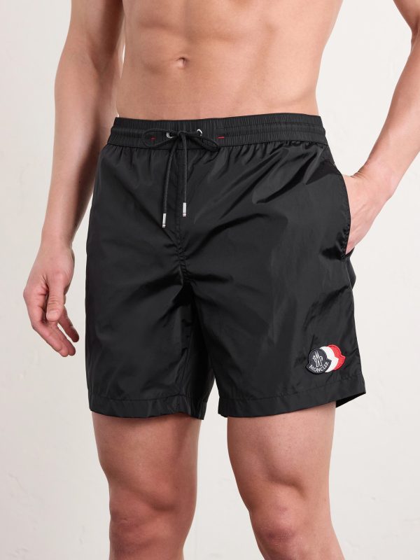 Slim-Fit Mid-Length Logo-Appliquéd Swim Shorts - OU Slim-Fit Mid-Length Logo-Appliquéd Swim Shorts - OU