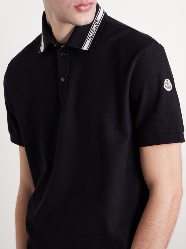 Logo-Appliquéd Honeycomb-Knit Cotton Polo Shirt - CU Logo-Appliquéd Honeycomb-Knit Cotton Polo Shirt - CU