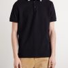 Logo-Appliquéd Honeycomb-Knit Cotton Polo Shirt - FR Logo-Appliquéd Honeycomb-Knit Cotton Polo Shirt - FR