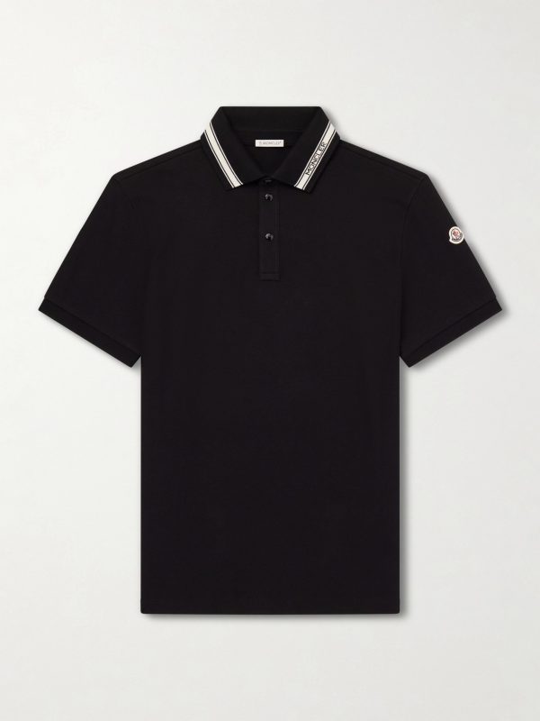 Logo-Appliquéd Honeycomb-Knit Cotton Polo Shirt Logo-Appliquéd Honeycomb-Knit Cotton Polo Shirt