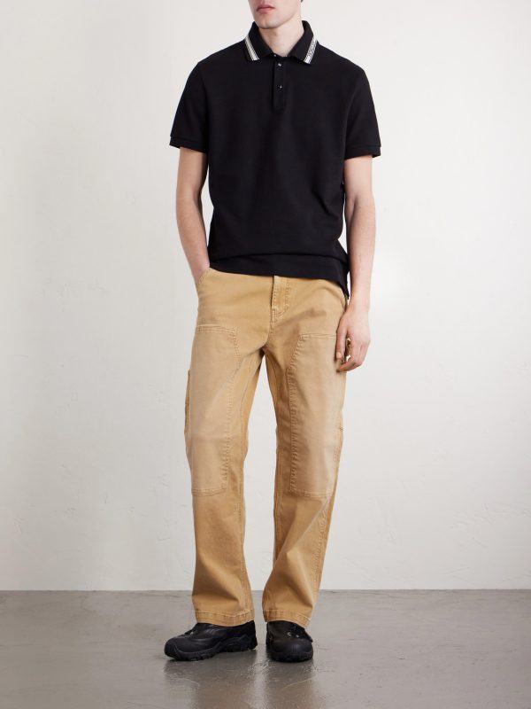 Logo-Appliquéd Honeycomb-Knit Cotton Polo Shirt - OU Logo-Appliquéd Honeycomb-Knit Cotton Polo Shirt - OU