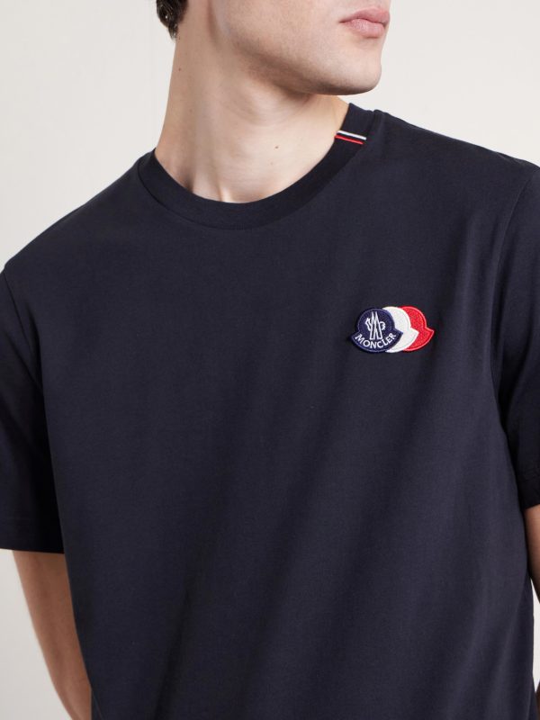 Logo-Appliquéd Cotton-Jersey T-Shirt - CU