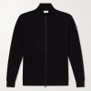 Logo-Appliquéd Cotton Zip-Up Cardigan Logo-Appliquéd Cotton Zip-Up Cardigan