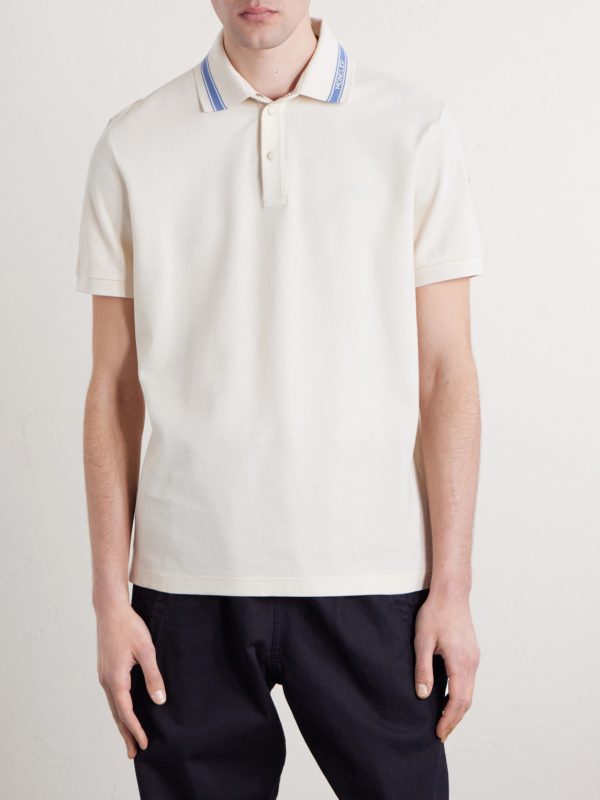 Logo-Appliquéd Honeycomb-Knit Cotton Polo Shirt - FR Logo-Appliquéd Honeycomb-Knit Cotton Polo Shirt - FR
