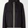 Nidge Logo-Appliquéd Shell Hooded Jacket Nidge Logo-Appliquéd Shell Hooded Jacket