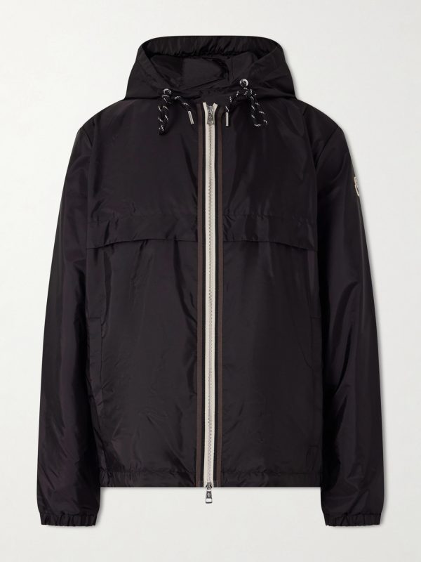 Nidge Logo-Appliquéd Shell Hooded Jacket Nidge Logo-Appliquéd Shell Hooded Jacket