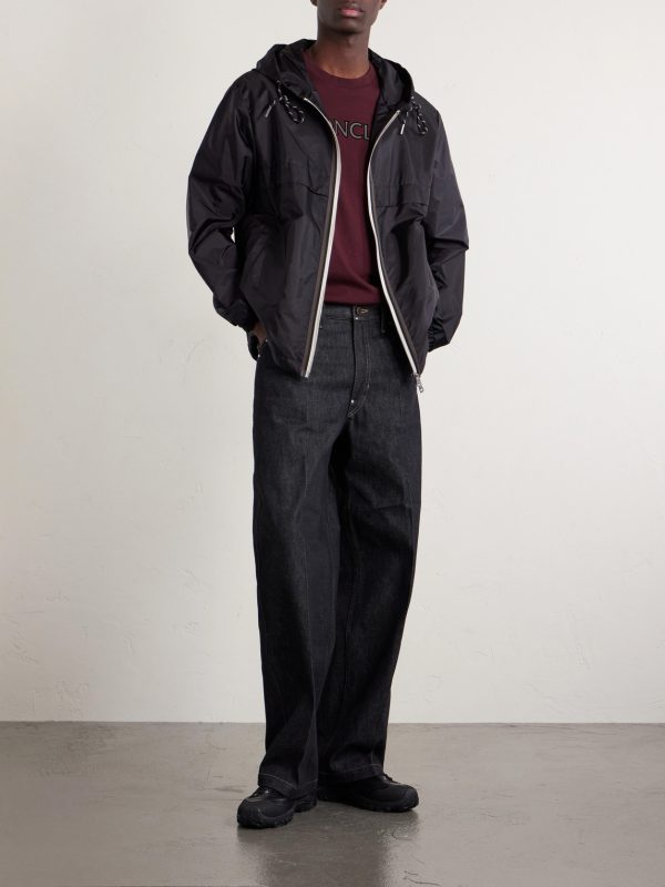 Nidge Logo-Appliquéd Shell Hooded Jacket - OU Nidge Logo-Appliquéd Shell Hooded Jacket - OU