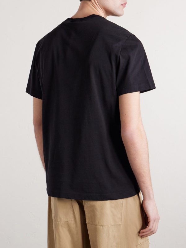 Logo-Appliquéd Cotton-Jersey T-Shirt - BK Logo-Appliquéd Cotton-Jersey T-Shirt - BK