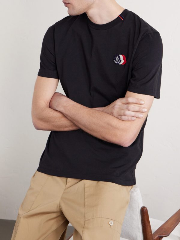 Logo-Appliquéd Cotton-Jersey T-Shirt - CU Logo-Appliquéd Cotton-Jersey T-Shirt - CU