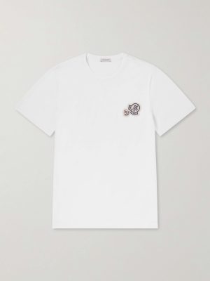 Logo-Appliquéd Cotton-Jersey T-Shirt Logo-Appliquéd Cotton-Jersey T-Shirt