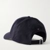 Logo-Appliquéd Cotton-Twill Baseball Cap - BK