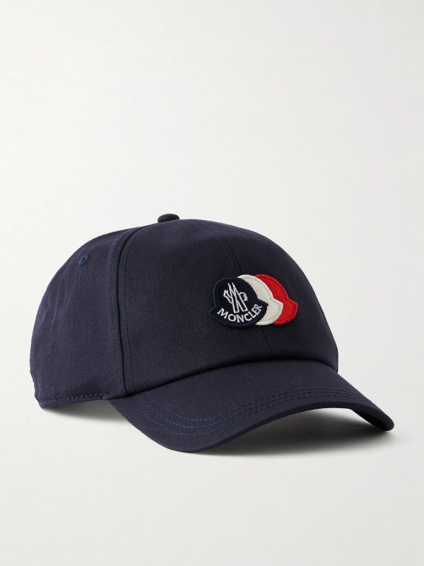 Logo-Appliquéd Cotton-Twill Baseball Cap