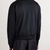 Logo-Appliquéd Zip-Up Jersey Cardigan - BK Logo-Appliquéd Zip-Up Jersey Cardigan - BK