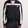 Logo-Appliquéd Zip-Up Jersey Cardigan - FR Logo-Appliquéd Zip-Up Jersey Cardigan - FR