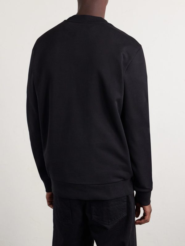Logo-Appliquéd Cotton-Jersey Sweatshirt - BK Logo-Appliquéd Cotton-Jersey Sweatshirt - BK