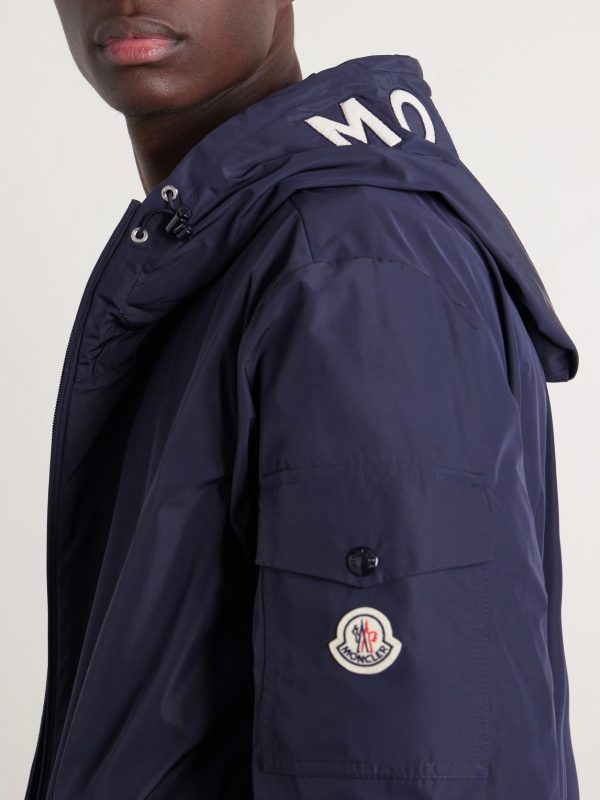 Sassiere Logo-Appliquéd Shell Hooded Jacket - CU Sassiere Logo-Appliquéd Shell Hooded Jacket - CU