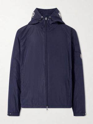Sassiere Logo-Appliquéd Shell Hooded Jacket