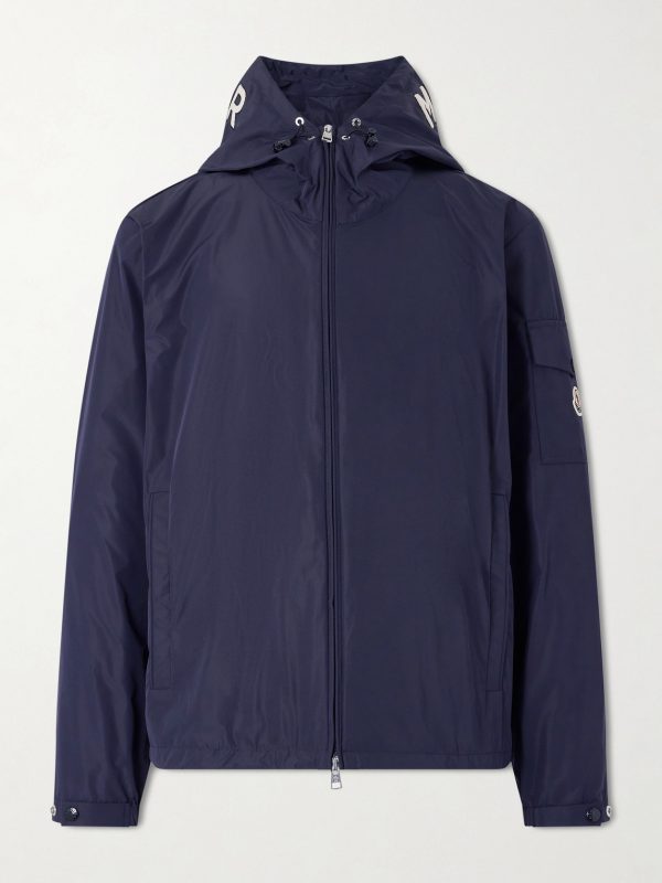 Sassiere Logo-Appliquéd Shell Hooded Jacket Sassiere Logo-Appliquéd Shell Hooded Jacket