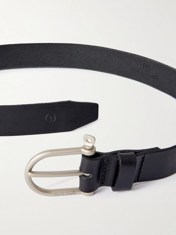 3.5cm Manille Leather Belt - E1
