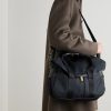 Musette Business Leather and Webbing-Trimmed Canvas Weekend Bag - OU Musette Business Leather and Webbing-Trimmed Canvas Weekend Bag - OU