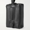 Zazou Full-Grain Leather Wash Bag - BK Zazou Full-Grain Leather Wash Bag - BK