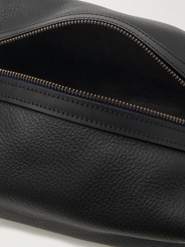 Zazou Full-Grain Leather Wash Bag - E1 Zazou Full-Grain Leather Wash Bag - E1