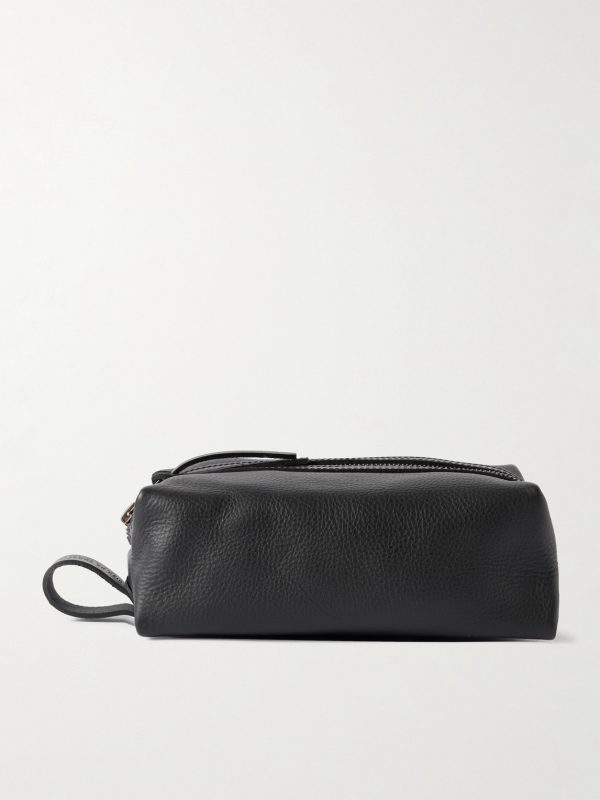Zazou Full-Grain Leather Wash Bag Zazou Full-Grain Leather Wash Bag